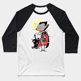 Dracula Got A New Pet Baseball T-Shirt